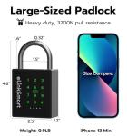eLinkSmart Heavy Duty Bluetooth Smart Padlock