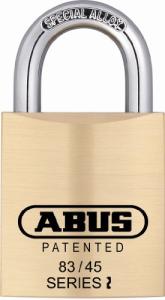 ABUS 83/45 Unpickable Brass Padlock, 45mm
