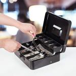 Money Box with Combination Lock and Tray