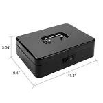 Money Box with Combination Lock and Tray