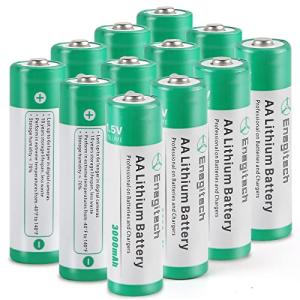 Enegitech AA Lithium Batteries for Smart Devices