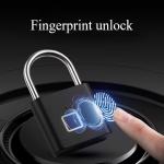 Fingerprint Smart Padlock - Waterproof USB Rechargeable