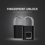 Fingerprint Smart Padlock - Waterproof USB Rechargeable
