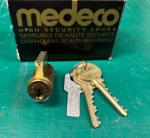 Medeco High-Security 00 Air Keyway Lock Cylinder