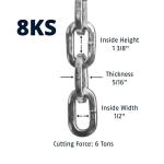ABUS 6ft Security Chain - Unpickable & Tough