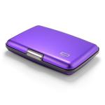 ÖGON Aluminum RFID Card Holder with Lock - Purple