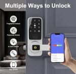Smart WiFi Door Lock with Fingerprint Access