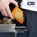 ÖGON Aluminum RFID Card Holder with Metal Lock