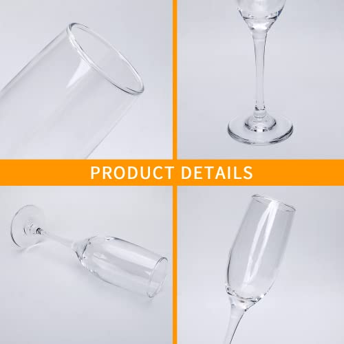 Elegant Set of 14 Champagne Glasses