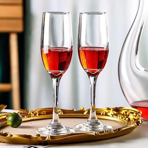 Elegant Set of 14 Champagne Glasses