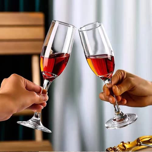 Elegant Set of 14 Champagne Glasses