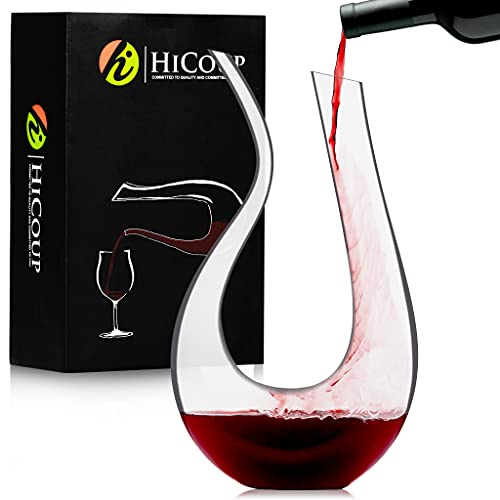 Crystal Red Wine Carafe with Aerator
