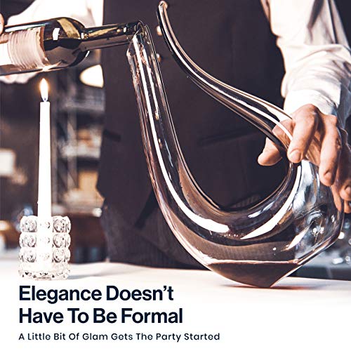 Crystal Red Wine Carafe with Aerator