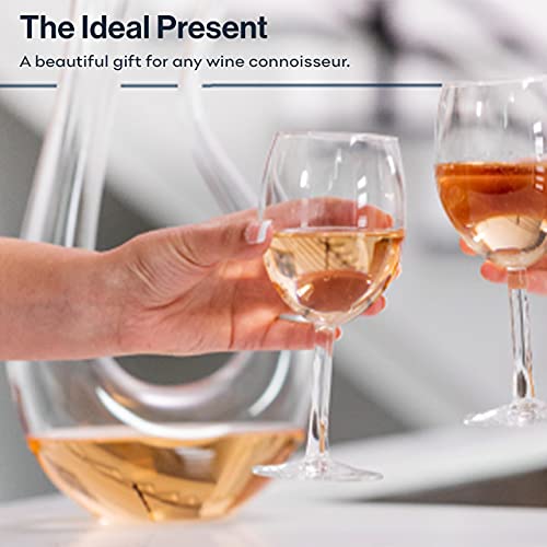 Crystal Red Wine Carafe with Aerator