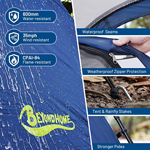 10-Person Instant Cabin Tent with Rainfly