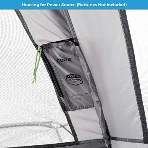 10 Person Instant Cabin Tent with LED Lights