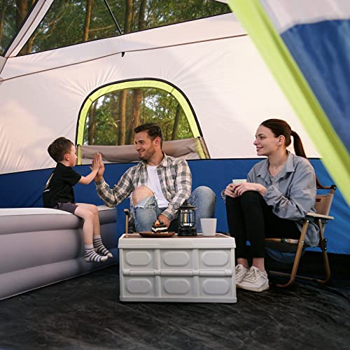 10-Person Instant Cabin Tent with Rainfly