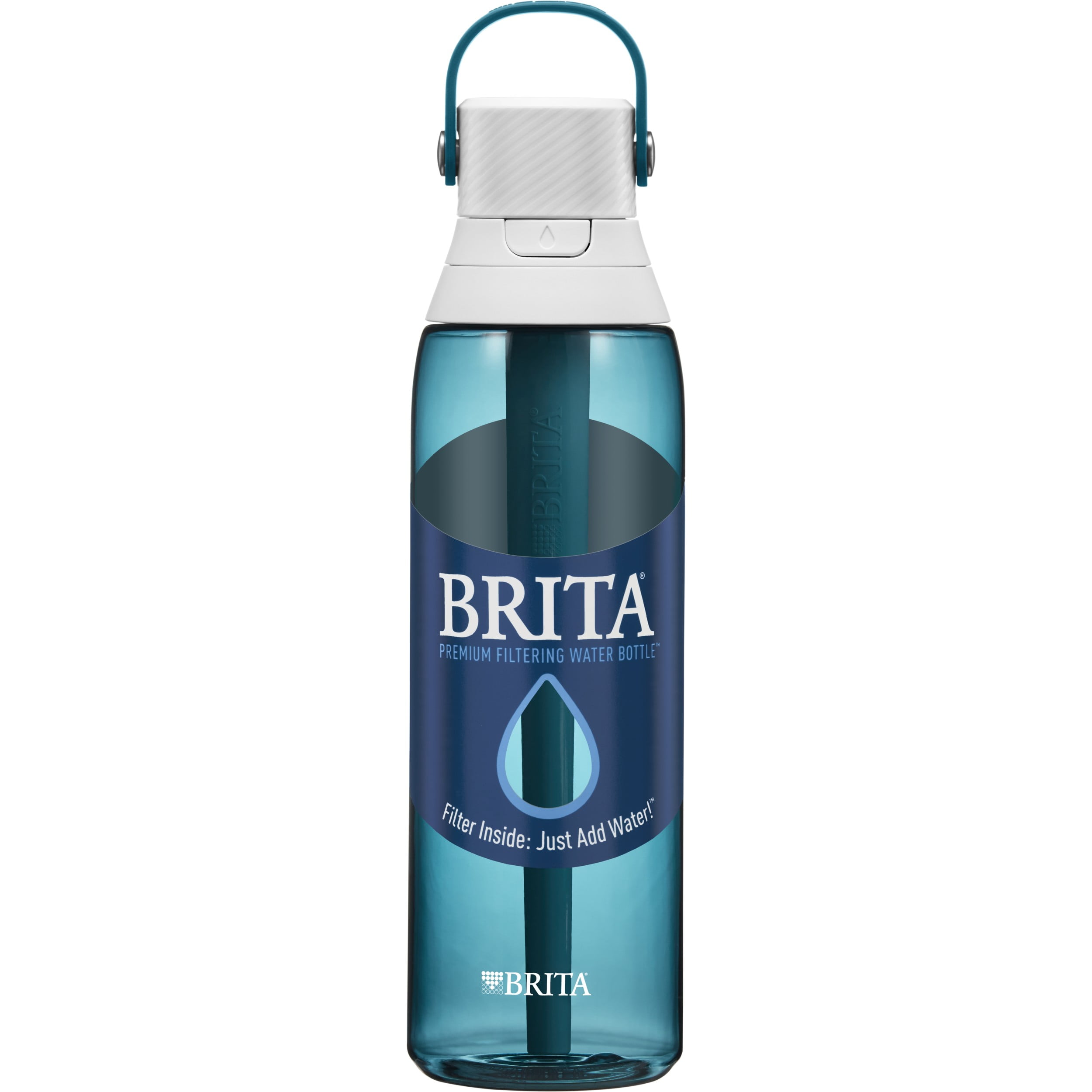 Brita Filtered Water Bottle, Sea Glass, 26 oz