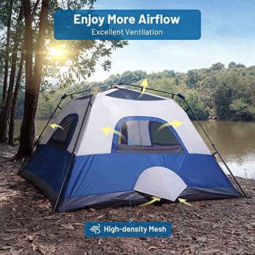 6-Person Instant Waterproof Camping Tent