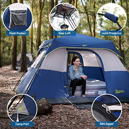 6-Person Instant Waterproof Camping Tent