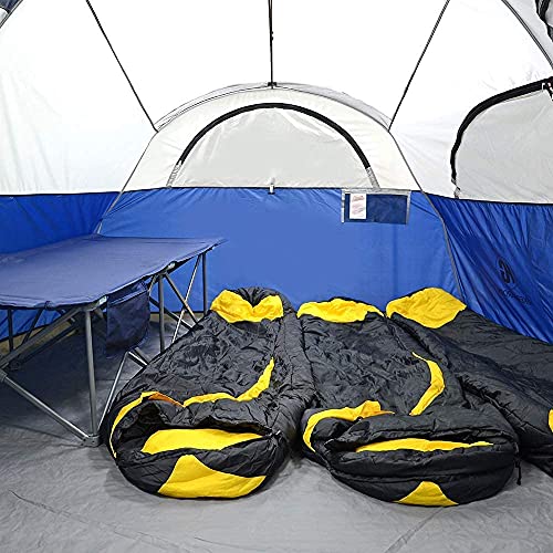 8-Person Waterproof Camping Tent with Divided Room