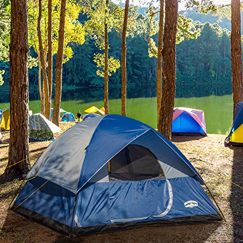 6-Person Dome Tent with Removable Rain Fly