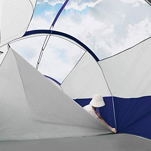 8-Person Waterproof Camping Tent with Divided Room