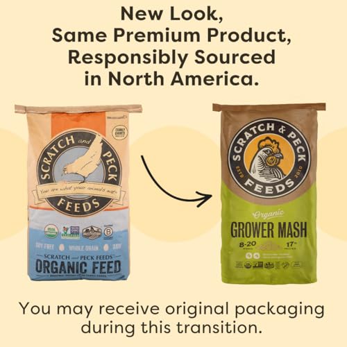Organic Chicken and Duck Feed - 25-lbs