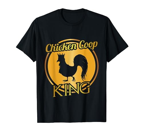 Chicken Coop King Farming Themed Animal Tee T-Shirt