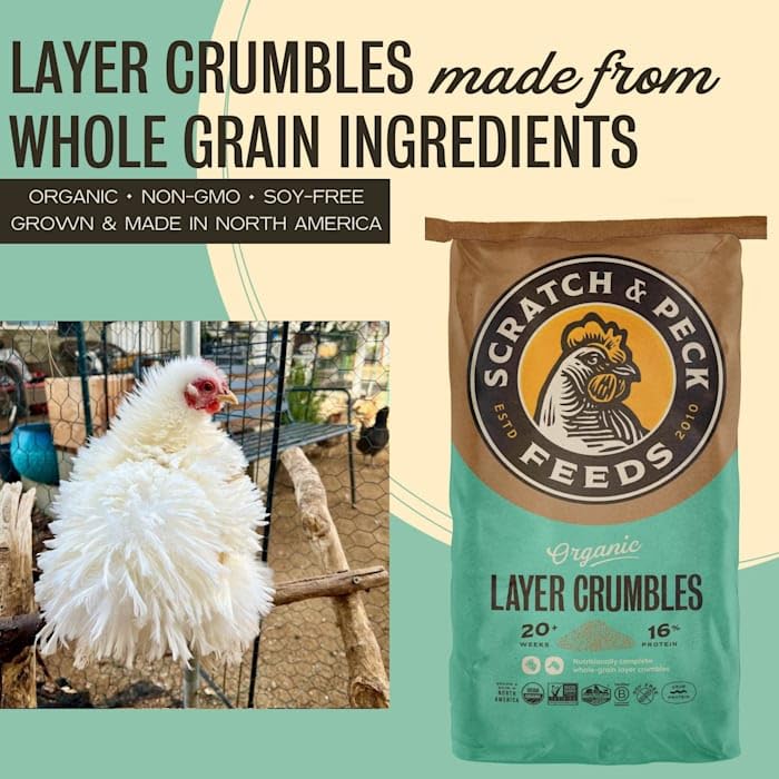 Organic Layer Crumbles - Sustainable Protein Feed