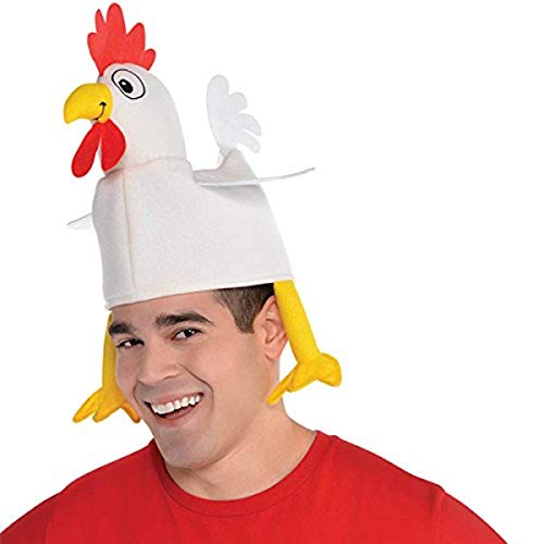 Amscan Chicken Hat - Fun Headwear