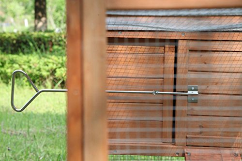 ECOLINEAR 80'' Outdoor Wooden Chicken Coop