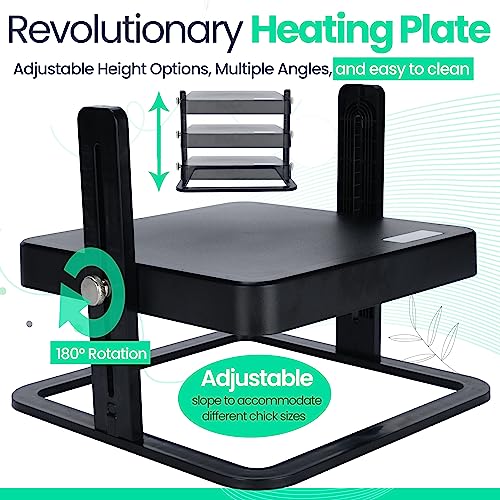 Duck & Chicken Brooding Heater Plate - Adjustable Heat