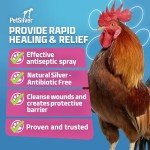 12 oz PetSilver Wound Spray for Chickens