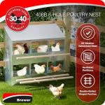 Brower 6-Hole Chicken Nest Box