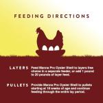 Oyster Shell Calcium Supplement for Laying Chickens - 5 lbs