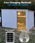 Portable Solar Light Bulbs for Chicken Coop