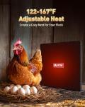 140W Radiant Heat Chicken Coop Heater - Energy Efficient