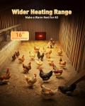 140W Radiant Heat Chicken Coop Heater - Energy Efficient