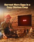 140W Radiant Heat Chicken Coop Heater - Energy Efficient