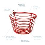 Prevue 8" Red Egg Basket for Chickens