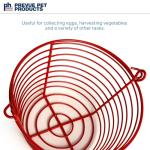 Prevue 8" Red Egg Basket for Chickens