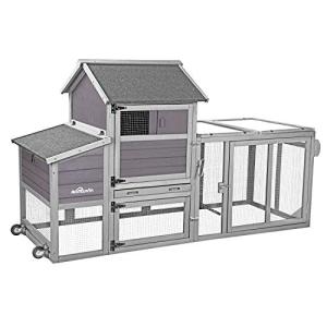 Aivituvin Expandable Chicken Coop - Large Movable Hen House