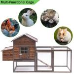 Outdoor Wooden Chicken Coop for 4 Chickens