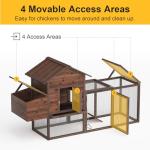 Outdoor Wooden Chicken Coop for 4 Chickens