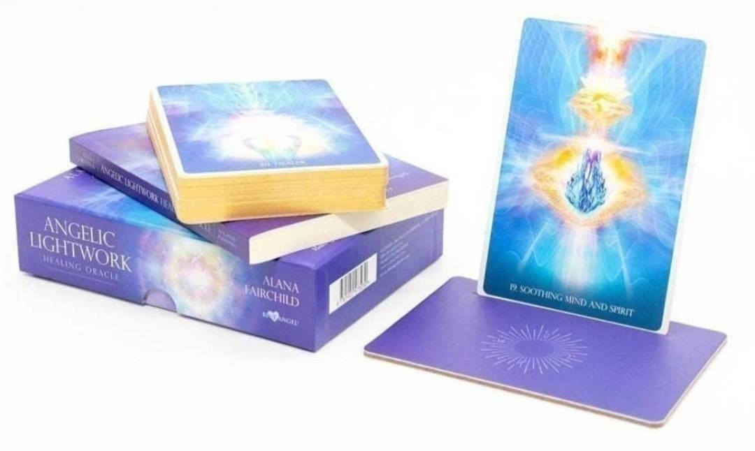 Angelic Lightwork Healing Oracle Deck with Guidebook (44 cards)