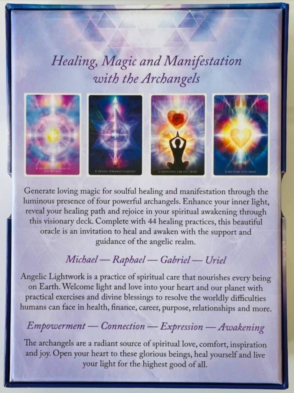 Angelic Lightwork Healing Oracle Deck with Guidebook (44 cards)
