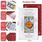 Erbacan Beginner Tarot Card Deck with Guidebook