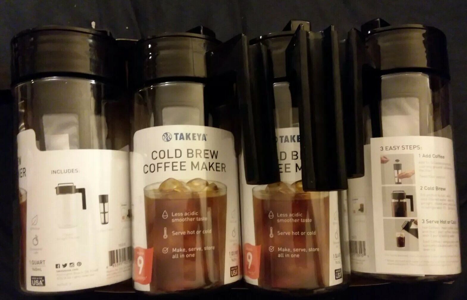 Takeya Cold Brew Coffee Maker Pitcher 1QT - USA