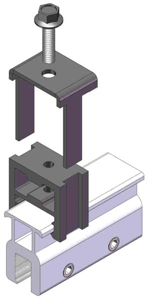 Metal Roof Solar Panel Mounting Kit